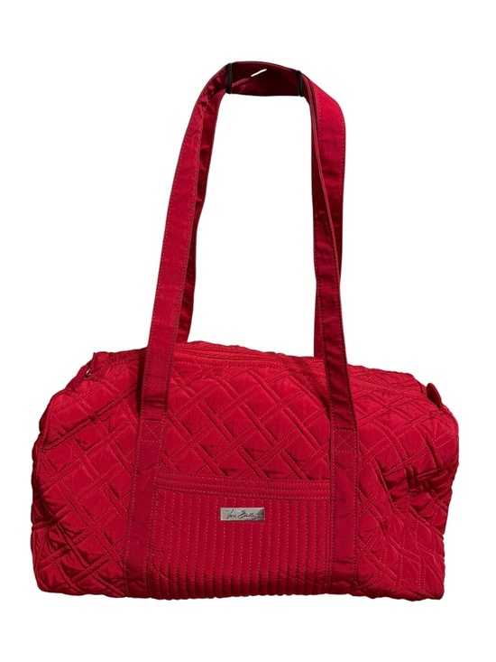 Vera Bradley Handbags - Vera Bradley Weekender Bag – Red Quilted Travel Tote